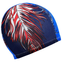 Шапочка для плавания ONLYTOP тканевая, обхват 46-52см (1382519)