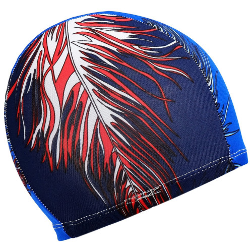 Шапочка для плавания ONLYTOP тканевая, обхват 46-52см (1382519)