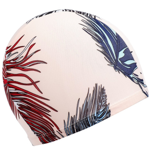 Шапочка для плавания ONLYTOP тканевая, обхват 46-52см (1382519)