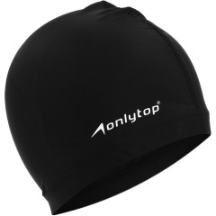 Шапочка для плавания ONLYTOP Swim, тканевая, обхват 54-60см (7483737)