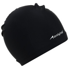 Шапочка для плавания ONLYTOP Swim, тканевая, обхват 54-60см (7483737)