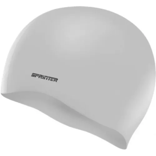 Шапочка для плавания SPRINTER однотонная SH (Серебро)
