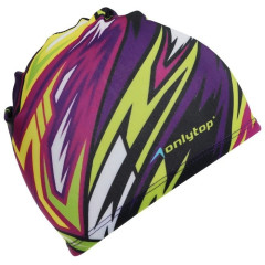 Шапочка для плавания ONLYTOP Action тканевая, обхват 46-52см (1528635)