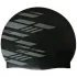 Шапочка для плавания ELOUSE BIG Line EL0011, силиконовая, черно-серая