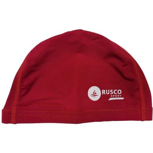 Шапочка для плавания RUSCO SPORT лайкра, цв. красный