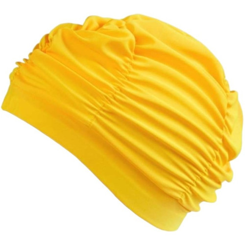 Шапочка для плавания SPRINTER BZ-A #27050 объёмная (жёлтый)