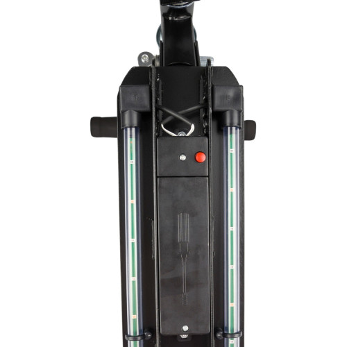 Самокат 2-х колесный COSMORIDE LUMEN CL25ED, 120 мм, черный