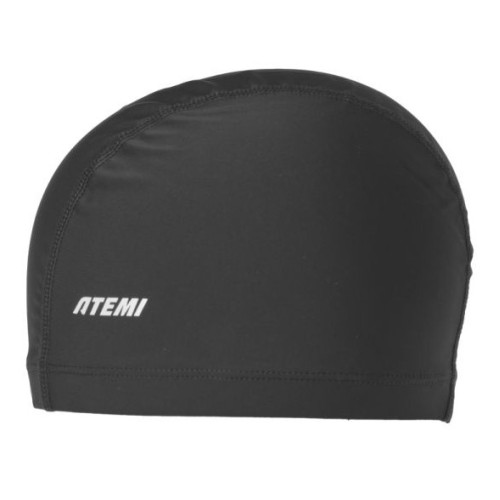 Шапочка для плавания ATEMI Light lycra cap Deep black лайкра, черный