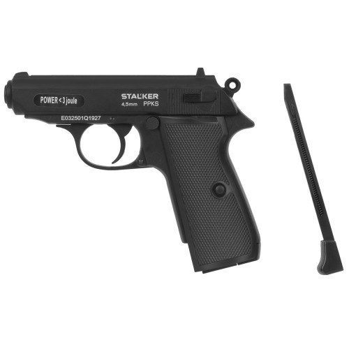 Пистолет пневматический Stalker ST-21062P PPKS серия Prime (Walther PPK-S) 4,5 мм (Blowback)