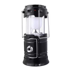 Фонарь МАСТЕР К  аккумуляторный, 1800 мАч, 7 LED, солнечная батарея, черный (1268444)