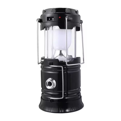 Фонарь МАСТЕР К  аккумуляторный, 1800 мАч, 7 LED, солнечная батарея, черный (1268444)