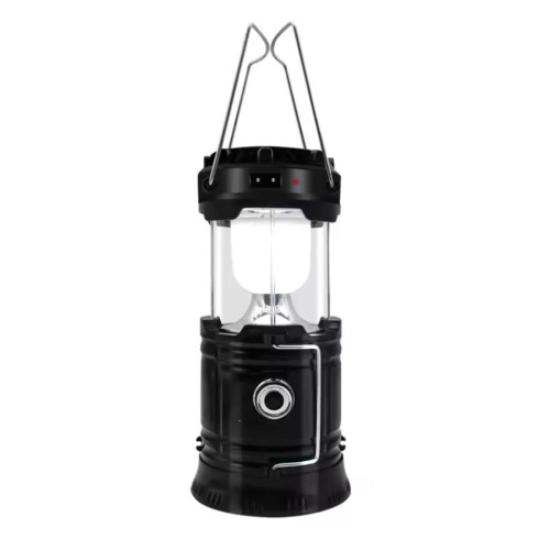 Фонарь МАСТЕР К  аккумуляторный, 1800 мАч, 7 LED, солнечная батарея, черный (1268444)
