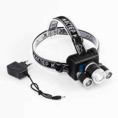 Фонарь МАСТЕР К налобный аккумуляторный 10 Вт, 1200 мАч, 600 лм, 8 х 9 х 6 см, микс (4494152)