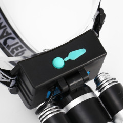 Фонарь МАСТЕР К налобный аккумуляторный 10 Вт, 1200 мАч, 600 лм, 8 х 9 х 6 см, микс (4494152)