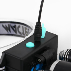 Фонарь МАСТЕР К налобный аккумуляторный 10 Вт, 1200 мАч, 600 лм, 8 х 9 х 6 см, микс (4494152)