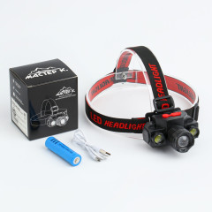 Фонарь МАСТЕР К налобный аккумуляторный, 3 режима, от USB, (4404252)