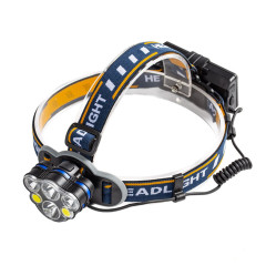 Фонарь МАСТЕР К налобный аккумуляторный 4 LED, 2 COB, USB (4404246)