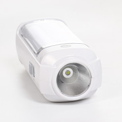 Фонарь SIMA аккумуляторный 1+2 Вт, 1200 мАч, 5 В, 6 ч работы, 2 режима, дальность 50 м (5085303)