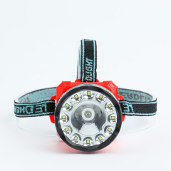 Фонарь SIMA налобный 3 Вт, 1+12 led, 3 АА, 2 режима, 7.2х9х8 см (5205107)