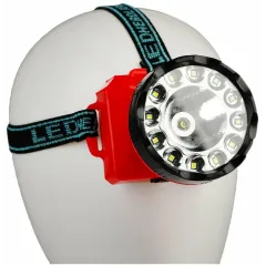 Фонарь SIMA налобный 3 Вт, 1+12 led, 3 АА, 2 режима, 7.2х9х8 см (5205107)
