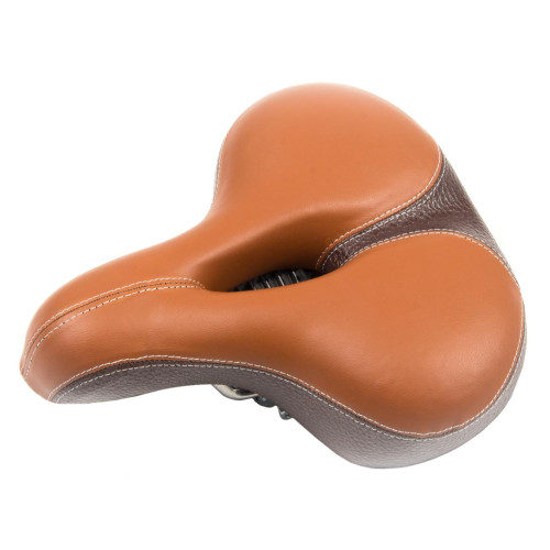 Седло вело дорожное кожаное GW-20022-173