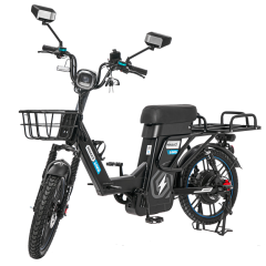 Электровелосипед Minako Uno 21ah Черный 
