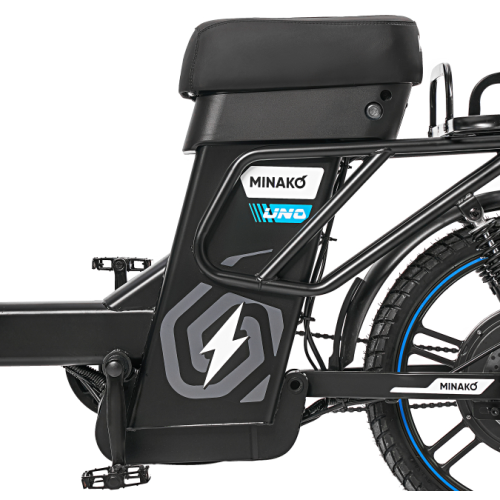 Электровелосипед Minako Uno 21ah Черный 