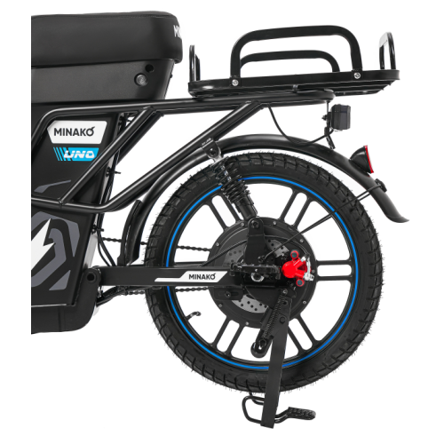 Электровелосипед Minako Uno 21ah Черный 