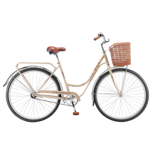 Велосипед Stels Legenda 320 С 28'' с козиной (Светло-бежевый)