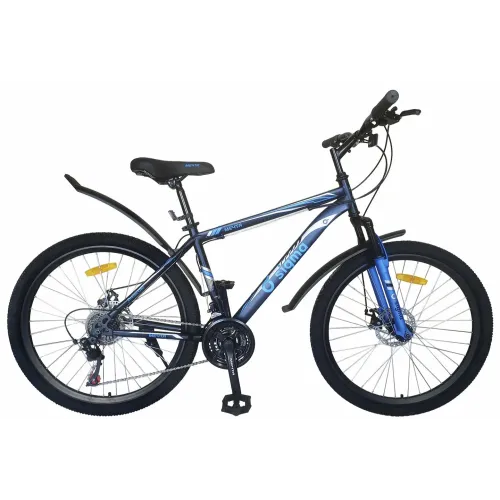 Велосипед МЕЧТА 26" SIGMA  (21 ск., рама: 17", сталь) черный/синий