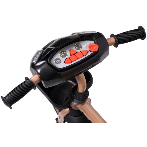 Велосипед 3-х кол. LETO, 12/10 PU, сидение 360, бежевый