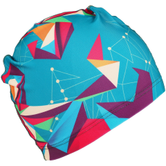 Шапочка для плавания ONLYTOP Swim, тканевая, обхват 54-60см (2388951)