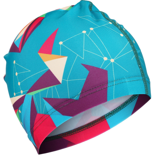 Шапочка для плавания ONLYTOP Swim, тканевая, обхват 54-60см (2388951)