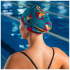 Шапочка для плавания ONLYTOP Swim, тканевая, обхват 54-60см (2388951)