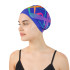 Шапочка для плавания ONLYTOP Swim, тканевая, обхват 54-60см (2388966)