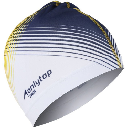 Шапочка для плавания ONLYTOP Орнамент, текстиль, обхват 54-60 см (5089117)