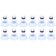 Воланы пластиковые YONEX GR 101, белые (в тубе, 12шт) (01024)