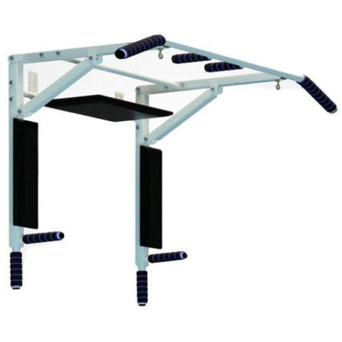 Турник-брусья 3в1 SPORT ELITE ES-0660W Workout складной, разборный, белый
