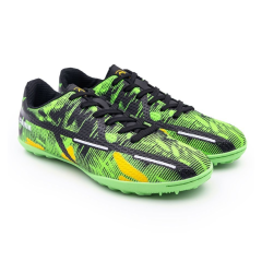 Бутсы ф/б VIRTEY TURF 23876, иск.кожа, цв. зеленый/черный, р.44