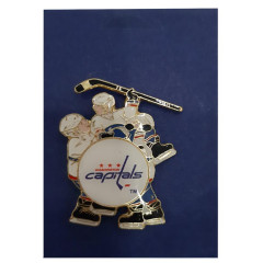 Значок (три игрока Washington Capitals) металлический
