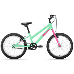 Велосипед ALTAIR 20" MTB HT low  (1 ск., рост 10,5", хард) мятный/розовый