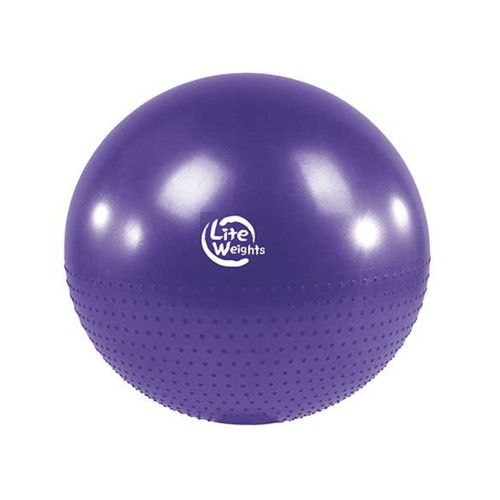 Мяч гимнастический Lite Weights BB010-30, d-75см, (с массажными шипами, антивзрыв, насос), макс. нагрузка 110кг
