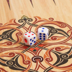 Игра настольная НАРДЫ ТАЕЖНЫЙ ВОЛК 40х40см. (3718710)