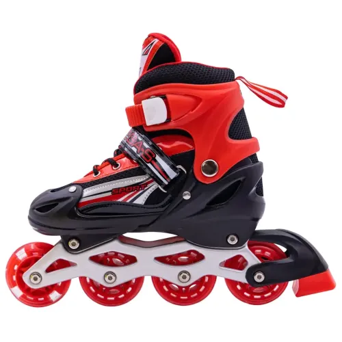 Коньки роликовые PEGAS DJS-905 р. 39-42 красный