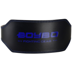 Пояс т/а BoyBo Legend BB700 черный/синий кожа L
