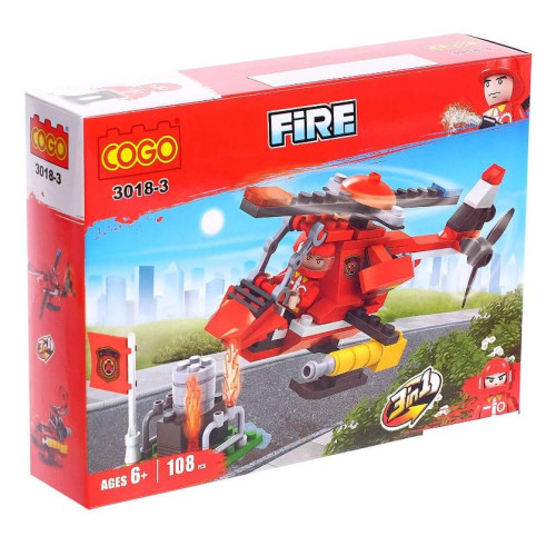 Игра КОНСТРУКТОР COGO Огнеборцы 86 детали (2639763)