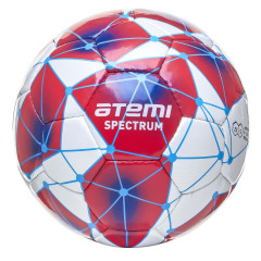 Мяч ф/б ATEMI SPECTRUM, PU, белый/синий/красный, р.5