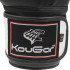 Перчатки боксерские KOUGAR KO400 кож. зам, черные, р-р, 6OZ