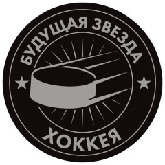 Шайба хоккейная детская БУДУЩАЯ ЗВЕЗДА (7896254)