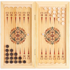 Игра настольная НАРДЫ ТАЕЖНЫЙ ВОЛК 40х40см. (3718710)